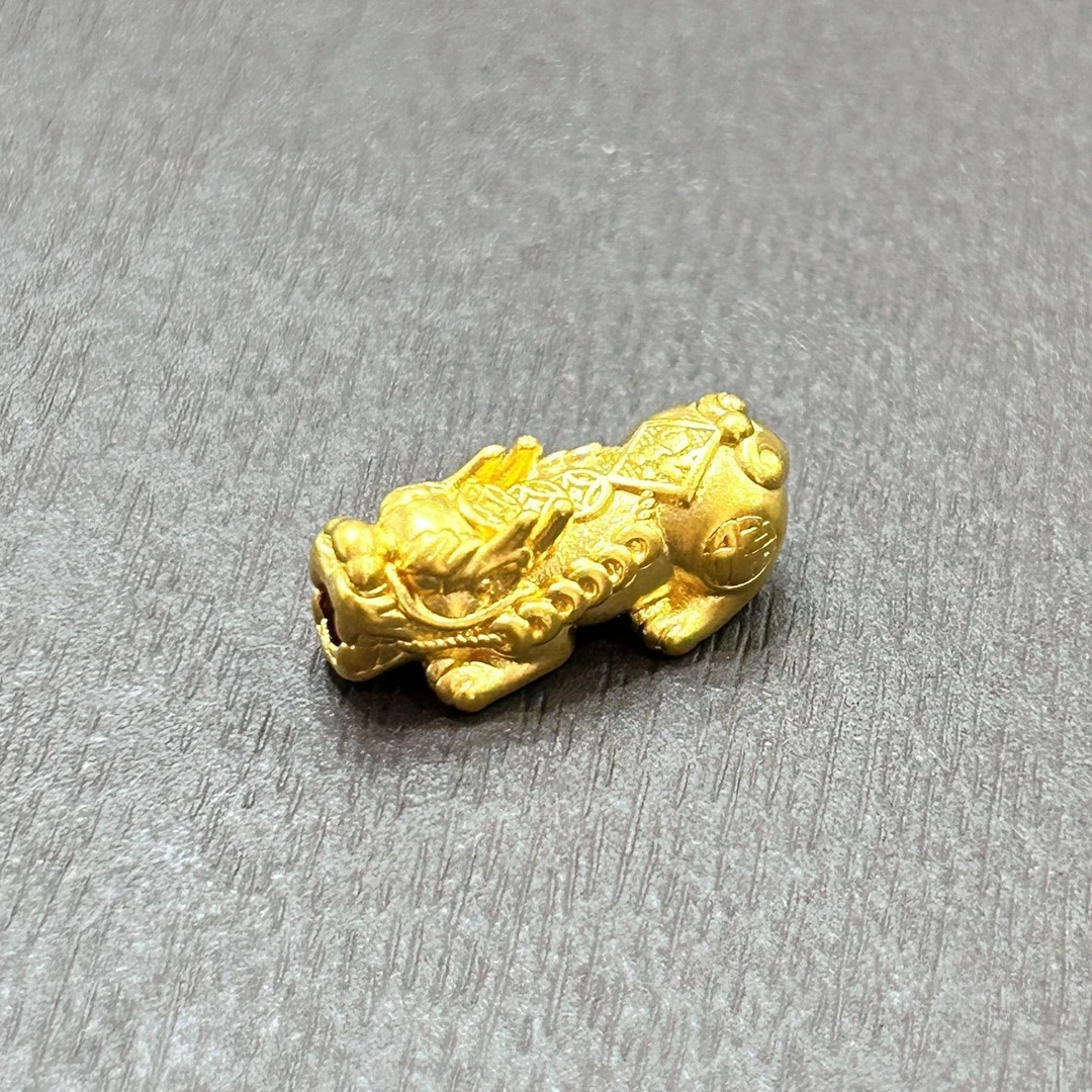 【店长专享】足金999投资金攒黄金悦己貔貅PJ818克重多退少补