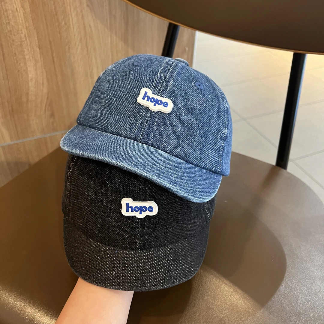 【人手bi备】2025新款复古牛仔韩版小童鸭舌帽潮流男女童短檐棒球帽