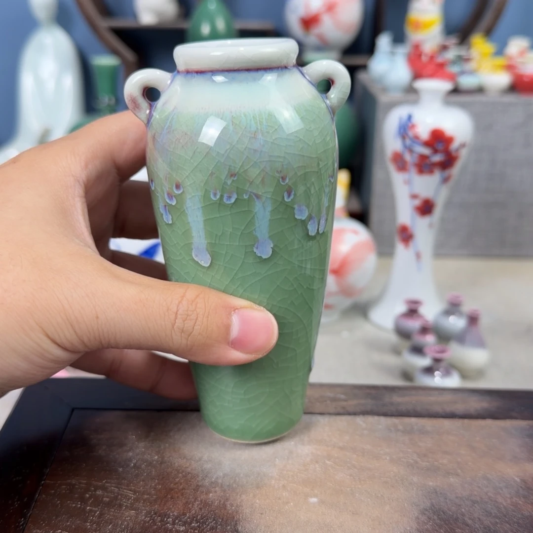 陶瓷手工小花器摆件