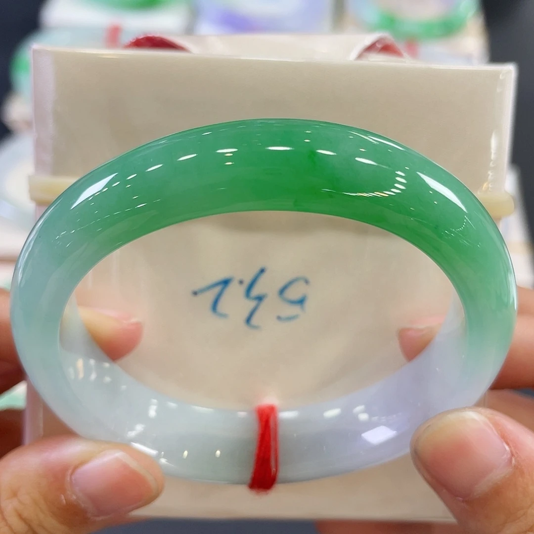 未镶嵌手镯翡翠51号正圈