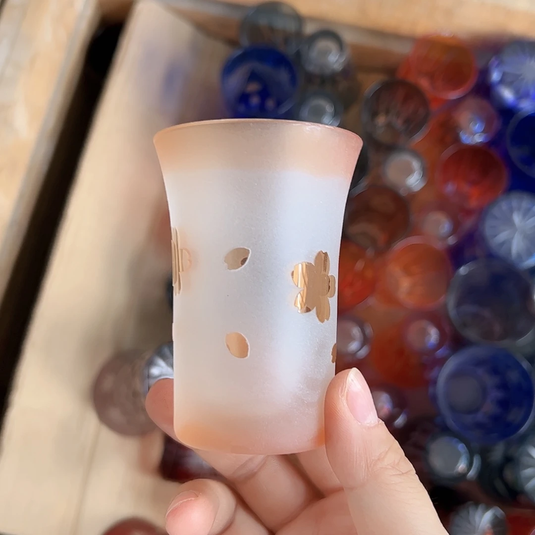 水晶玻璃高脚款微瑕一个