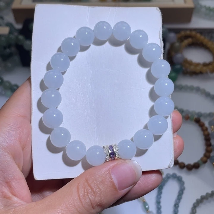 翡翠未镶嵌手链天然翡翠a货