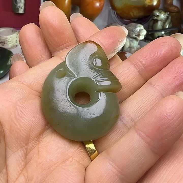 和田玉未镶嵌吊坠(不含链)