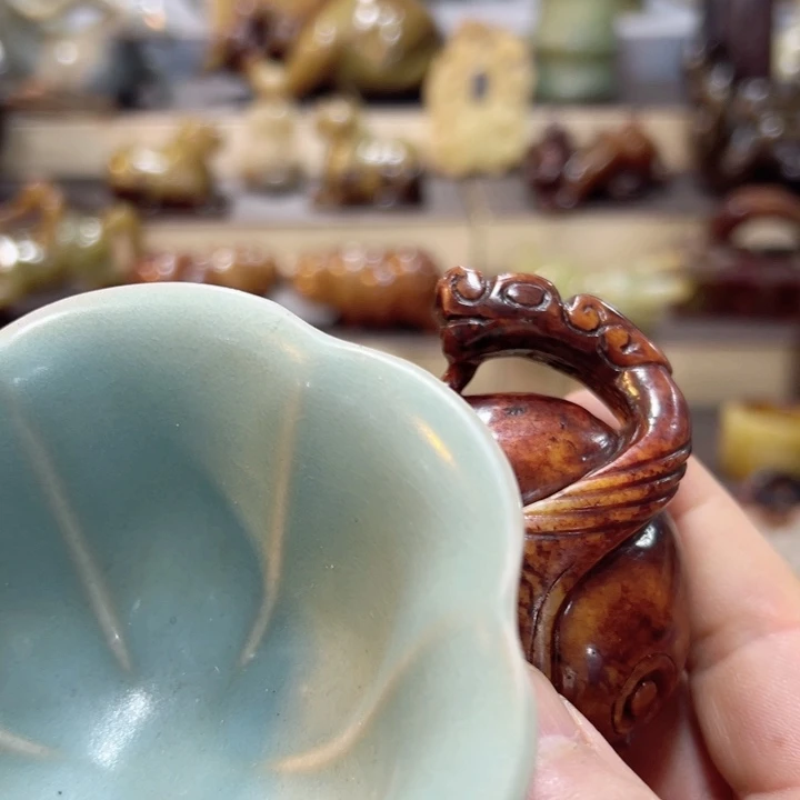 摆件帅**枚摆件罐盛宝斋物件