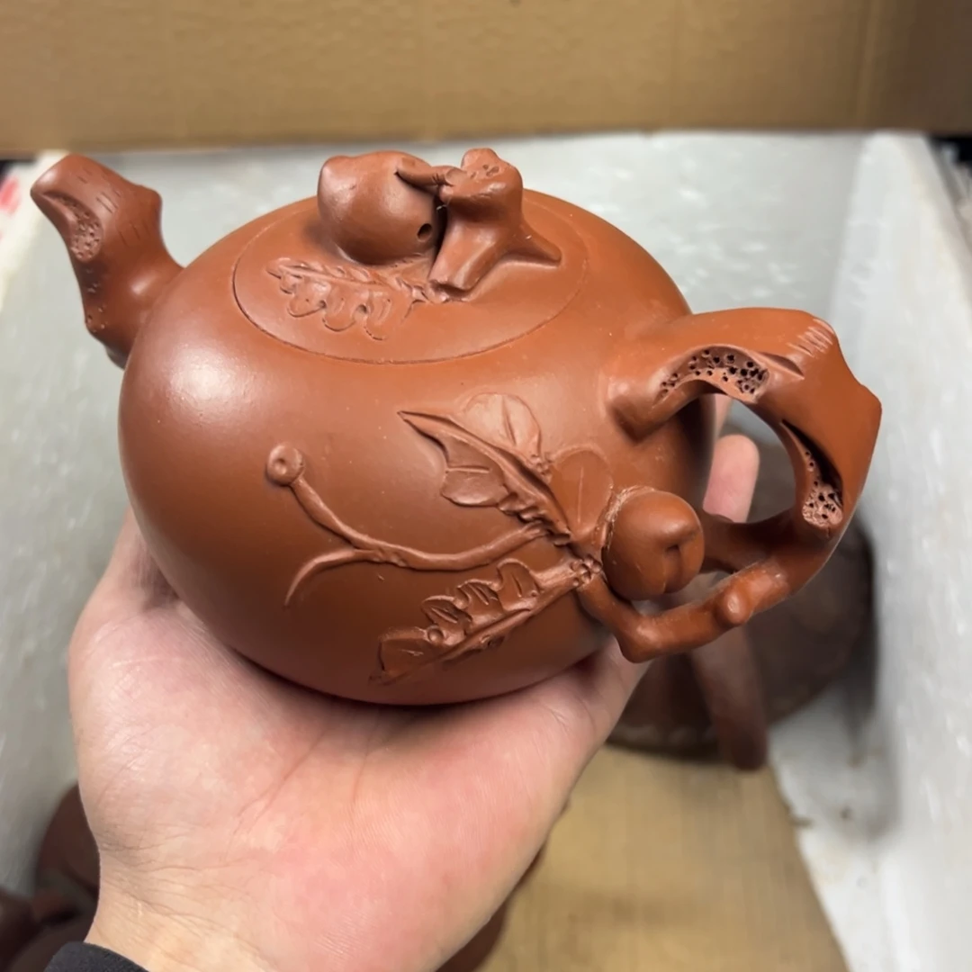 紫砂茶壶宜兴原矿紫砂壶500毫升容量