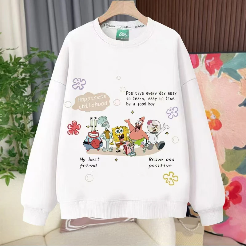 【050】春秋儿童海绵宝宝卫衣儿童时尚洋气