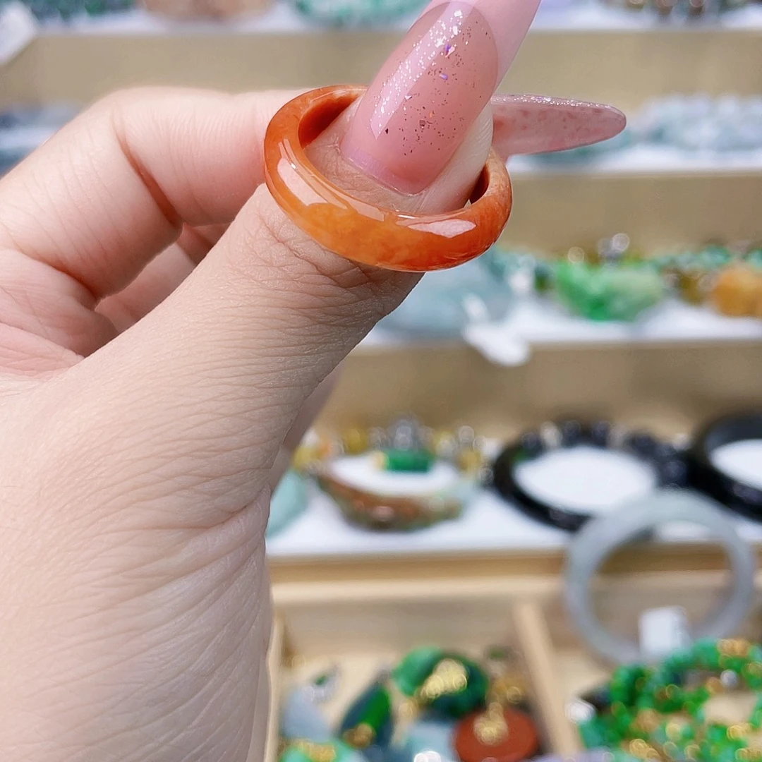 翡翠未镶嵌手链戒指