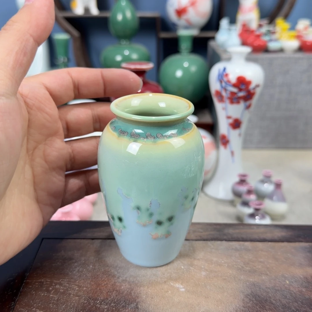 陶瓷手工小花器摆件