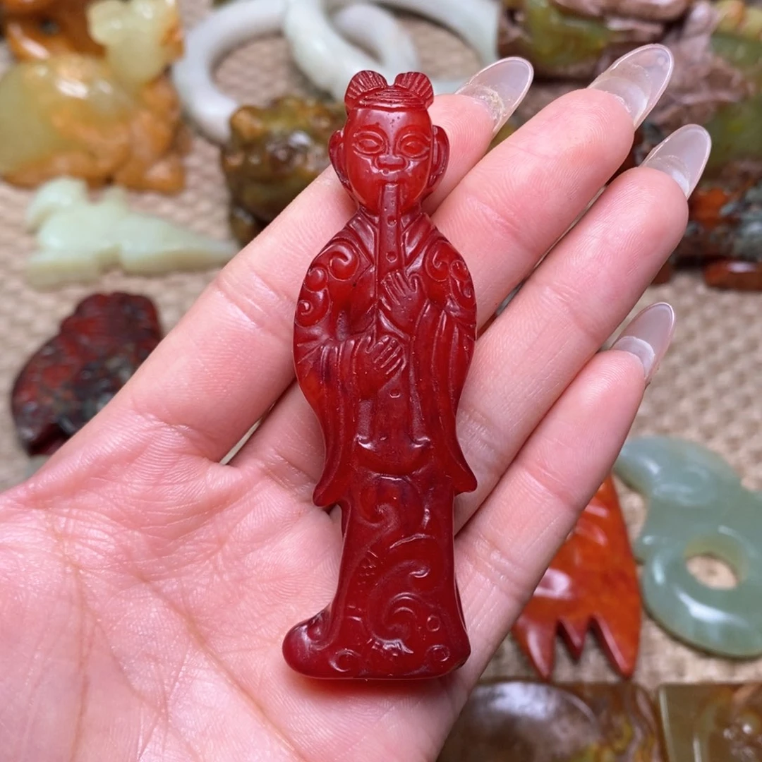 白玉菩提吊坠白玉菩提白玉菩提摆件