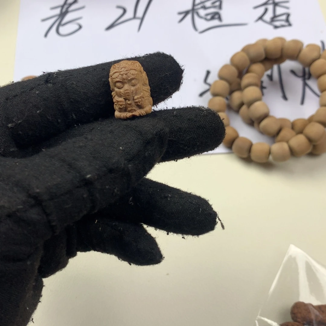 檀香木其他印度老山檀香象宝宝配件