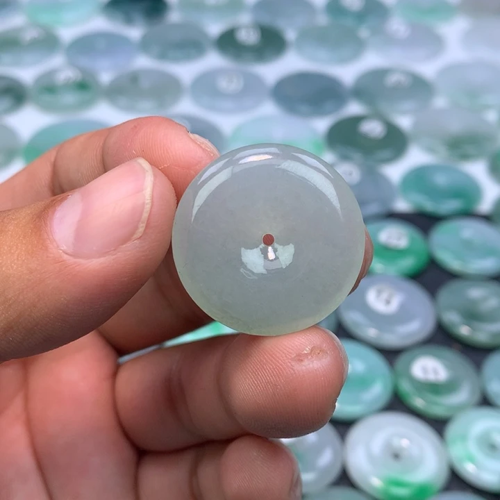 翡翠未镶嵌颈饰缅甸天然A货翡翠27-6.0