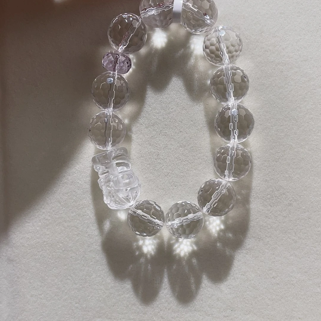 水晶手链未镶嵌白水晶