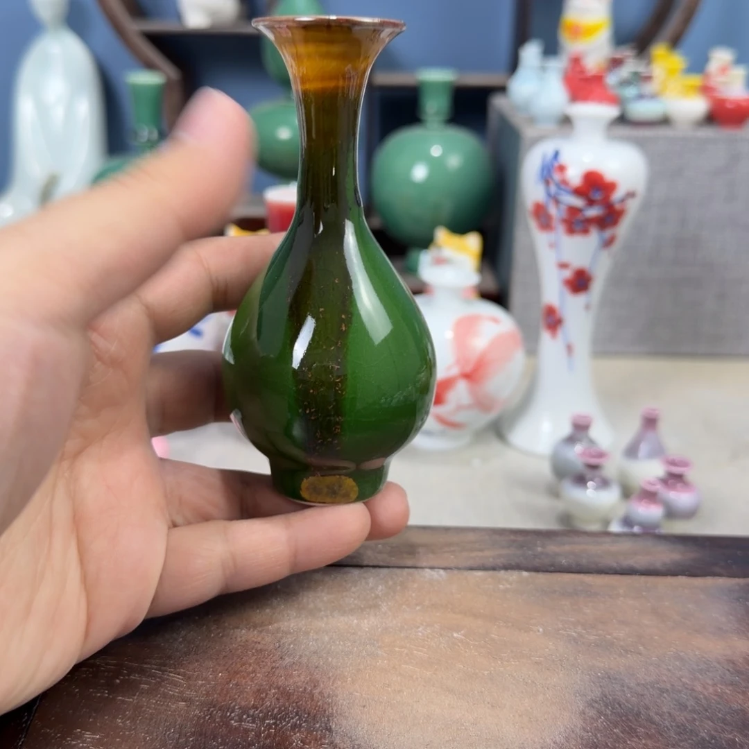陶瓷手工小花器摆件