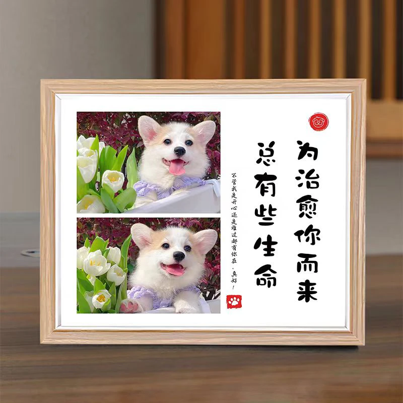 宠物纪念相框定制狗狗照片相册