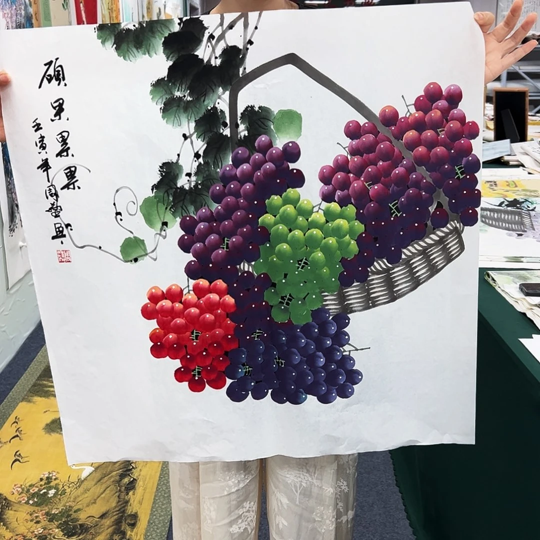国画宣纸国画纯手绘作品
