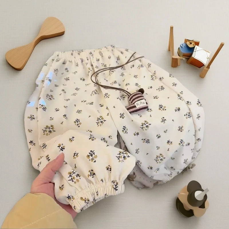 儿童新款男童女童裤子防蚊裤薄款童装直播中小童开裆裤夏季透气裤