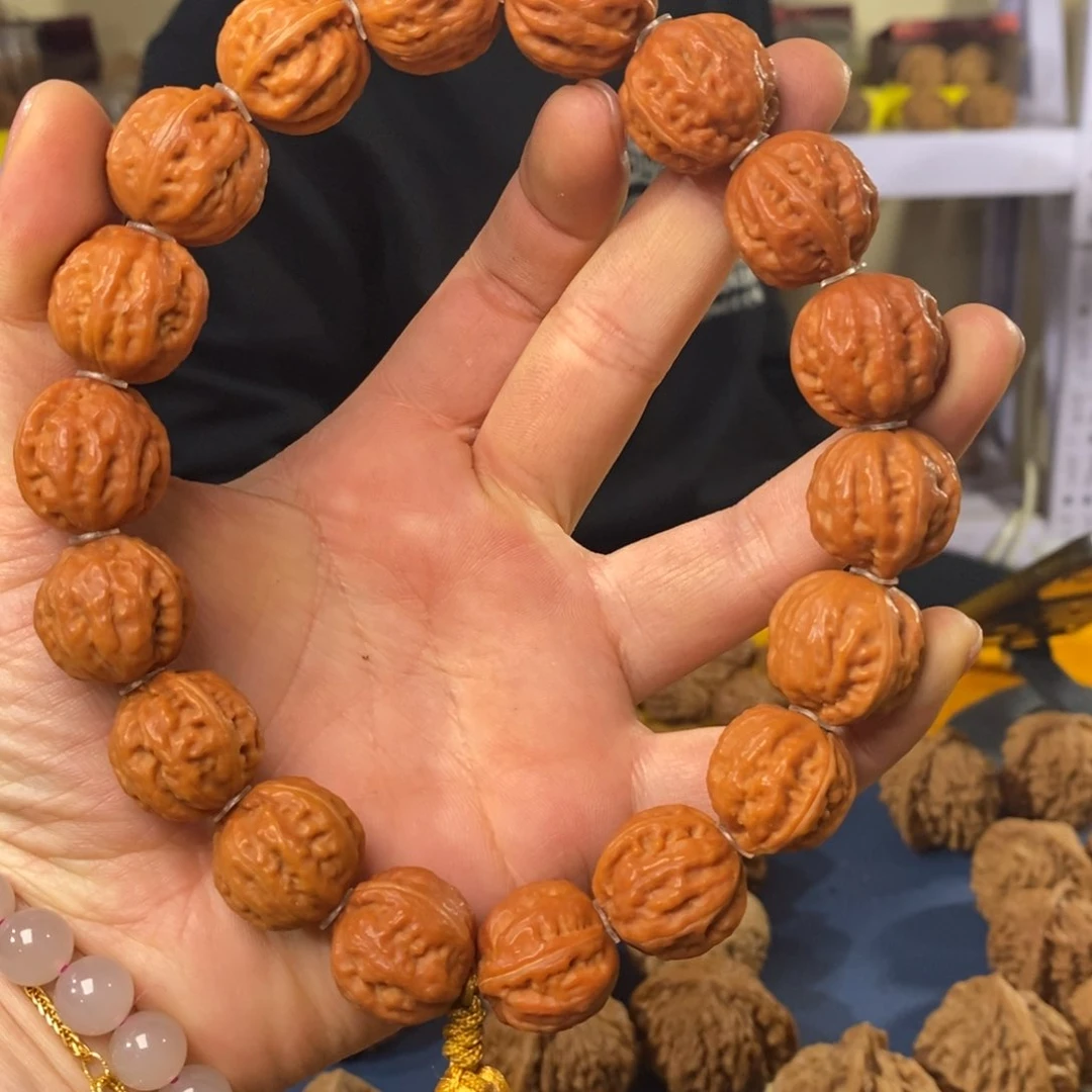 文玩核桃吊坠文玩核桃野生秋子手持400