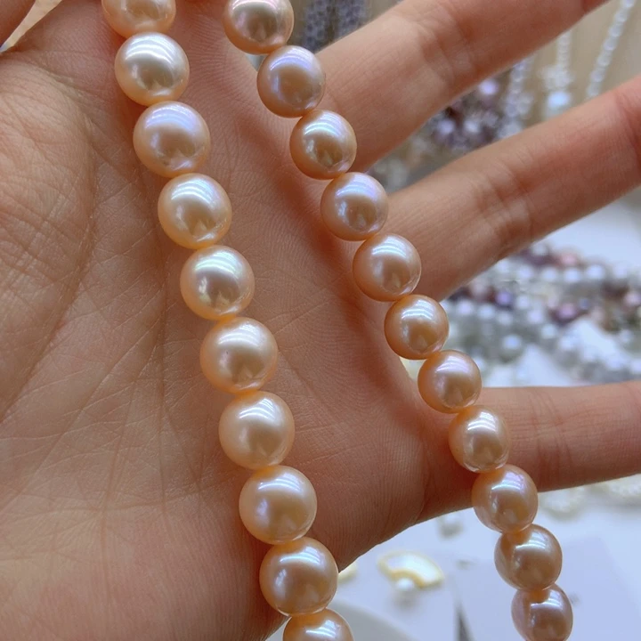 淡水珍珠颈饰未镶嵌心**湾