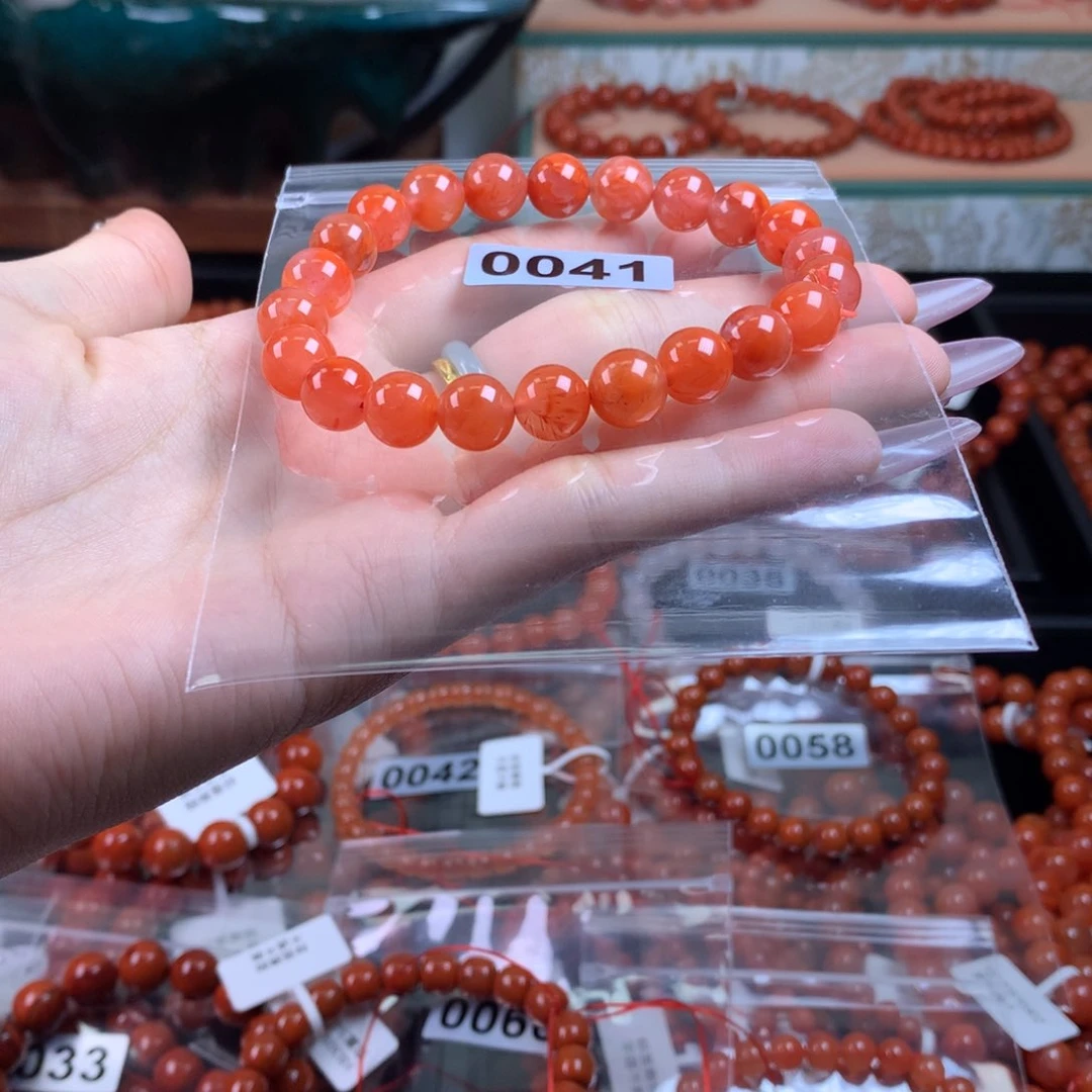 南红玛瑙手链未镶嵌0041