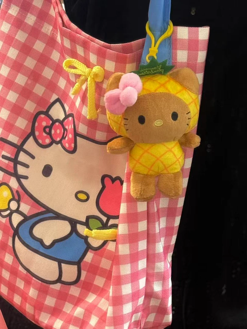 夏威夷夏日菠萝园kitty可爱毛绒挂件包包挂件包包配饰
