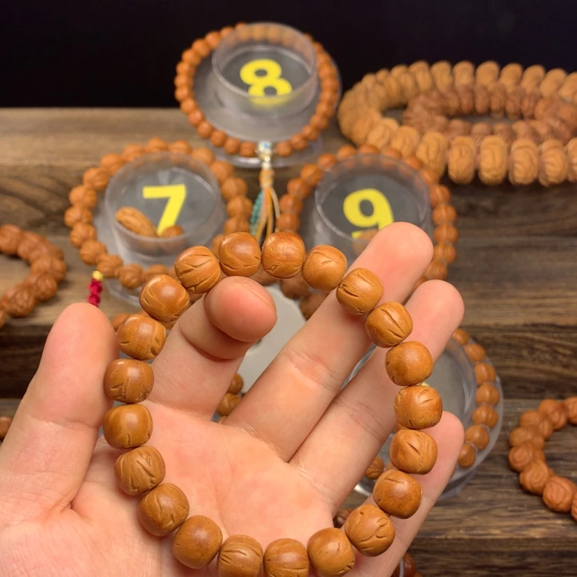 【闪购商品】桃核吊坠风**月12老型 龙纹桃核