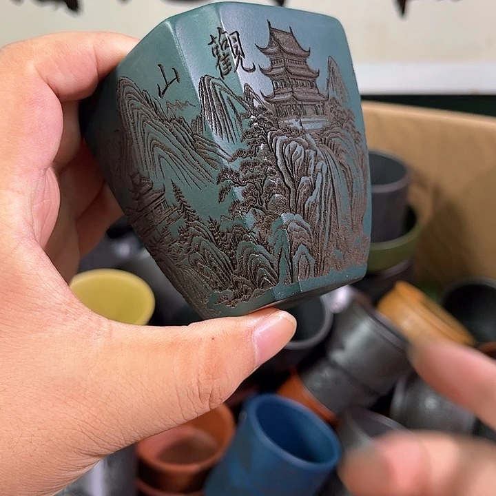 茶杯紫砂全手工紫砂主人杯