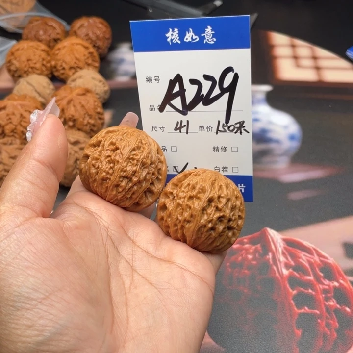 建***君吊坠文玩核桃41尺寸铁锤