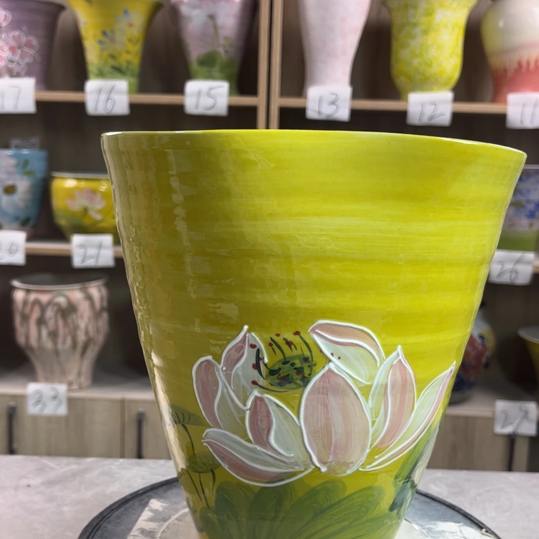 景德镇陶瓷花盆花盆