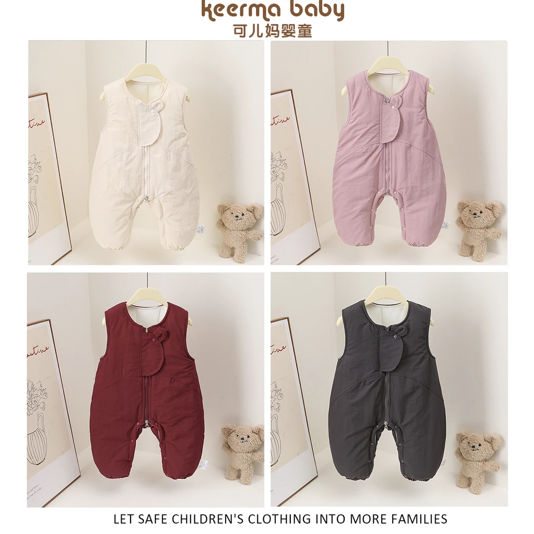 【加厚小熊款】冬季极寒卡通背带裤爬服休闲风宽肩熊头加棉背带裤