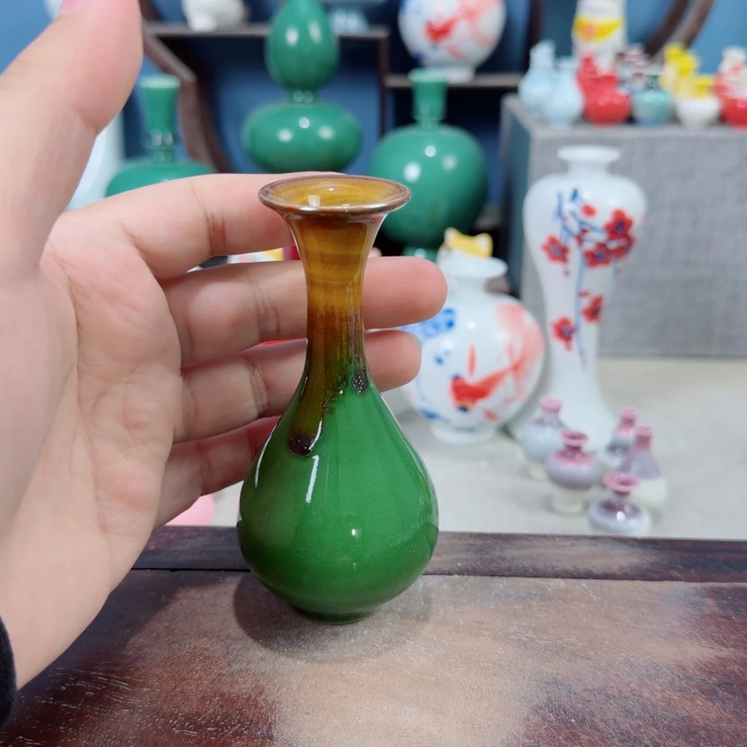 陶瓷手工小花器摆件