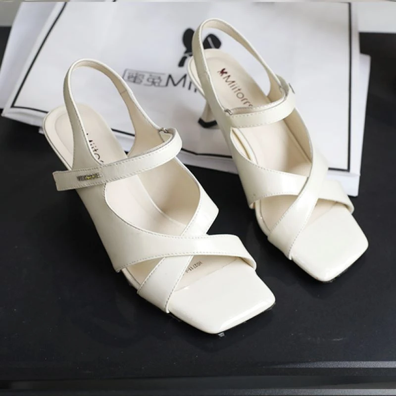 【鸟叔专属】高跟鞋凉鞋时尚夏季粗跟时装露趾气质HD2711-6