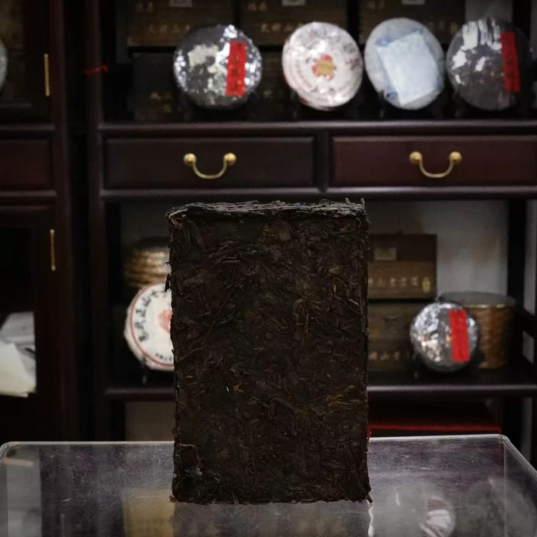G.出口湾湾80年代景谷砖 普洱茶熟茶 整砖250g