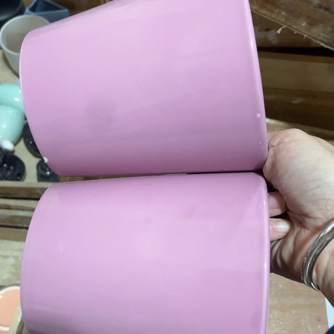 红陶陶瓷花盆满12米包邮