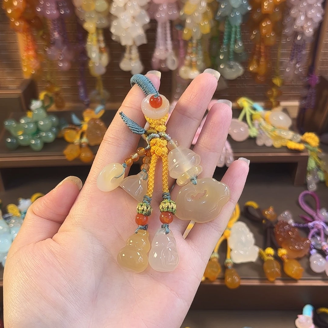 玛瑙/玉髓未镶嵌车挂