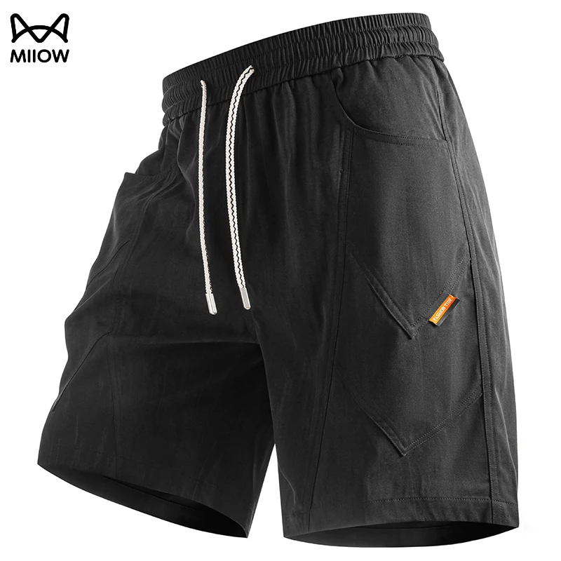 猫人美式扎染拼接短裤男夏季痞帅速干直筒裤高级透气百搭五分裤子