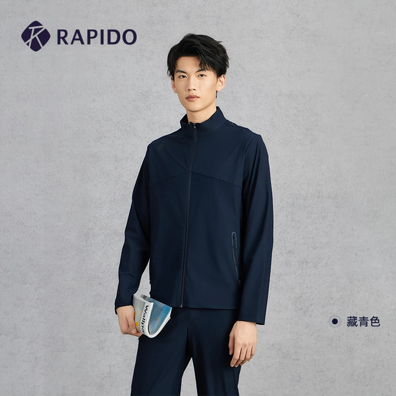 【高弹力】RAPIDO睿必度2025年春夏男士凉感防晒轻薄夹克CN5376G08