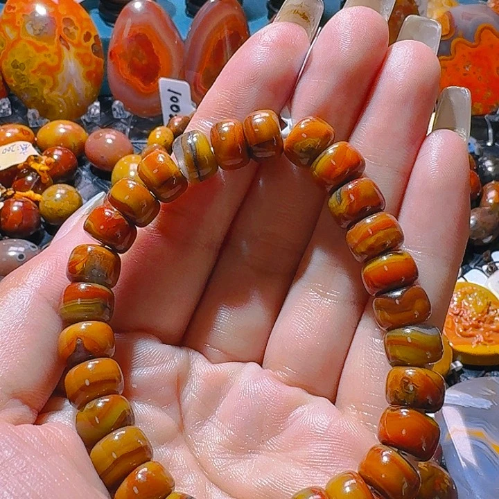 玛瑙/玉髓手串未镶嵌