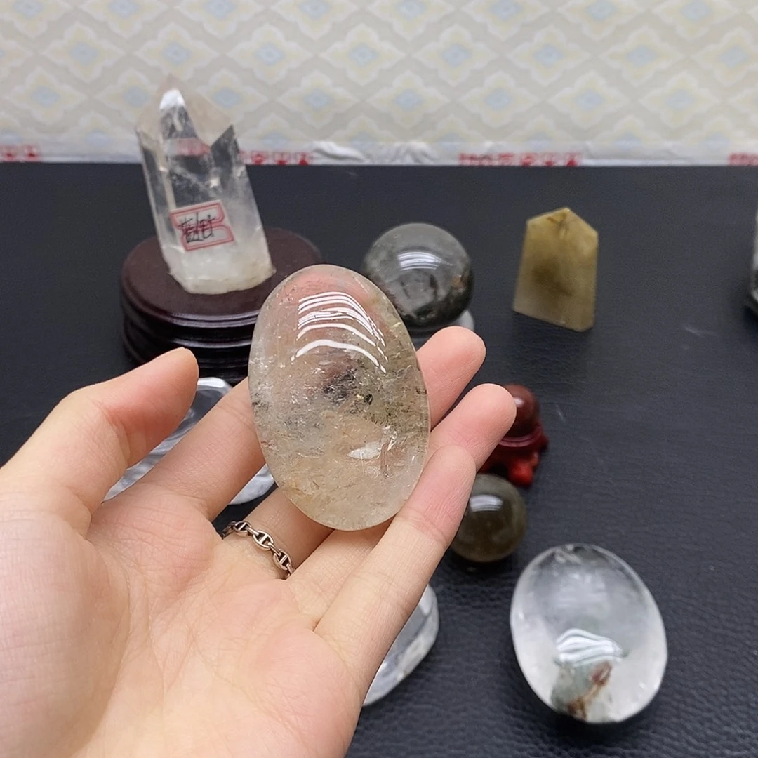水晶未镶嵌珠宝半成品45水晶石