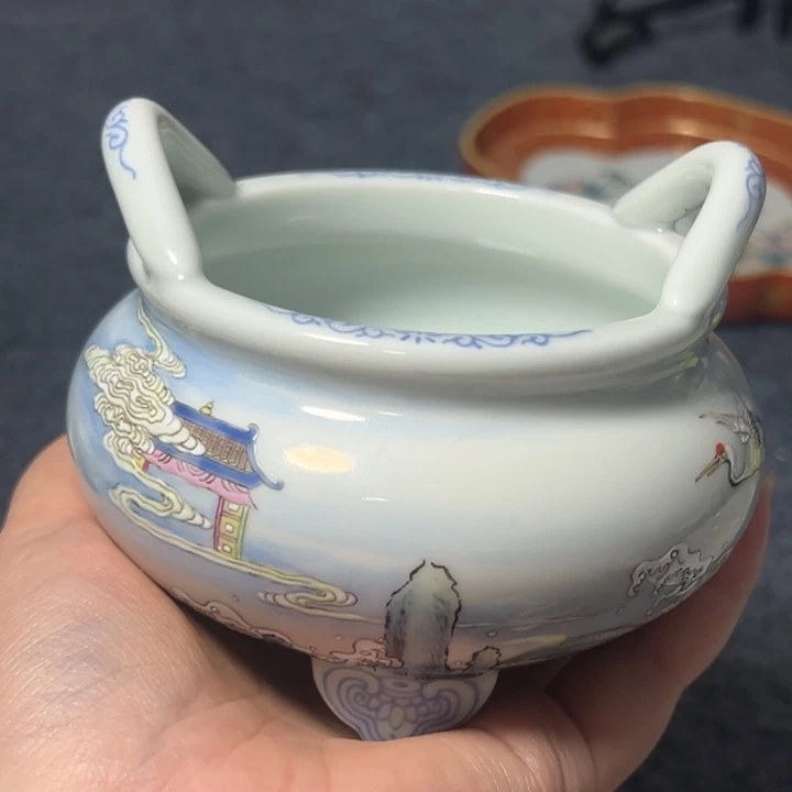 摆件模****质景德镇陶瓷摆件展品