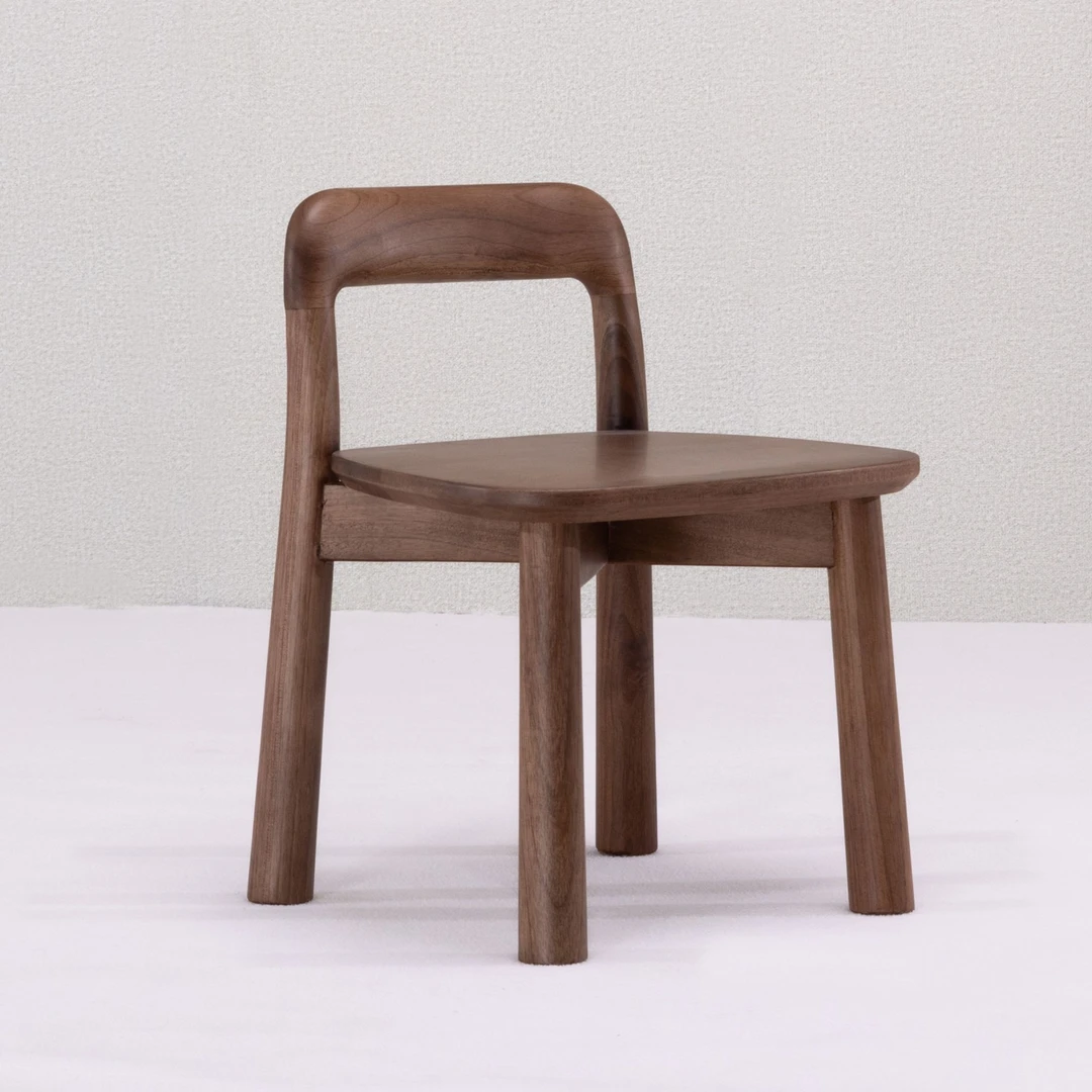 北美黑胡桃手提凳小凳子家用客厅换鞋凳矮凳茶几方凳阳台木凳板凳