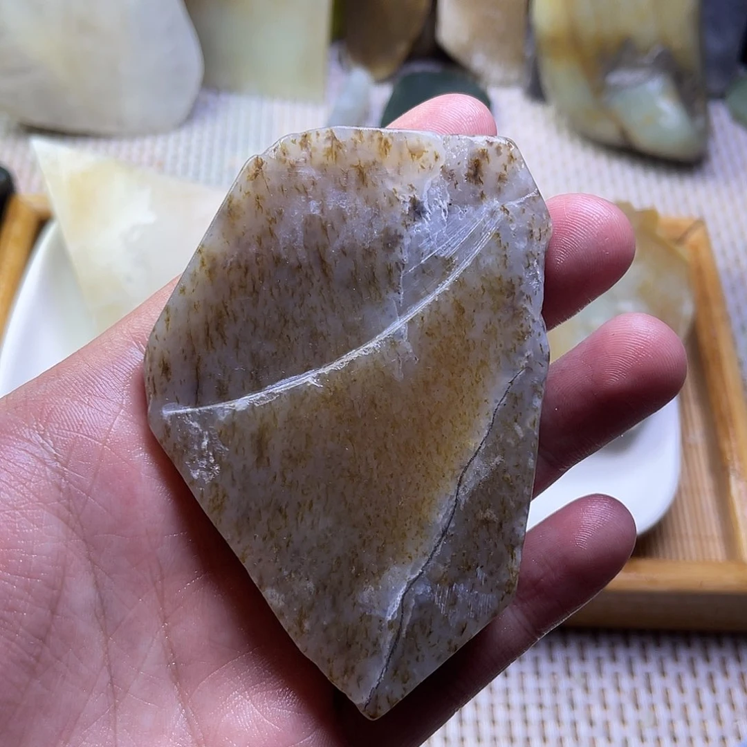 未镶嵌和田玉珠宝半成品