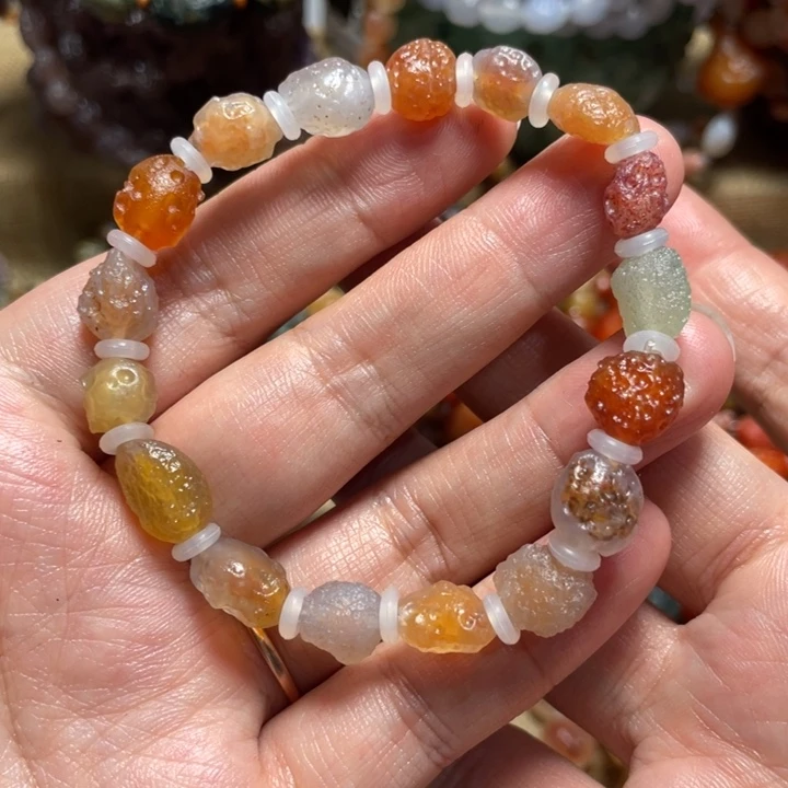 玛瑙/玉髓未镶嵌手链