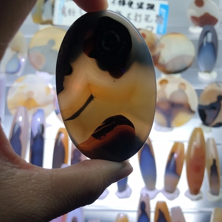 查罗石未镶嵌珠宝半成品4霞