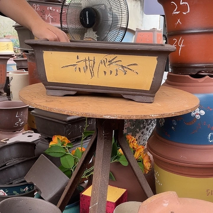 32黄马槽花盆紫砂花盆紫砂