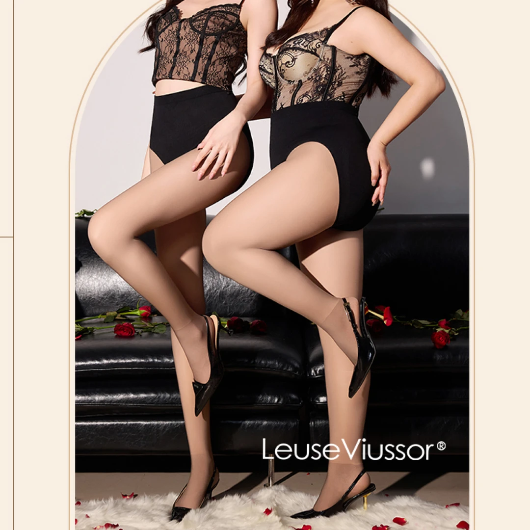 【高腰款】收腹提臀水光黑透肤光腿肉色神器黑丝加绒加厚打底袜