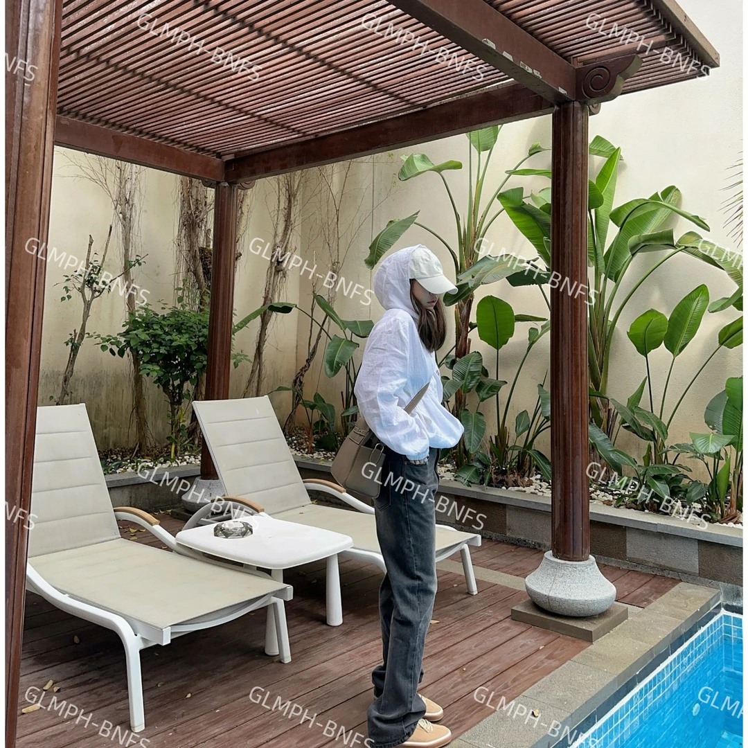 GLMPH-BNFS【L P连帽外套】亚麻连帽外套拉链款休闲百搭上衣-765