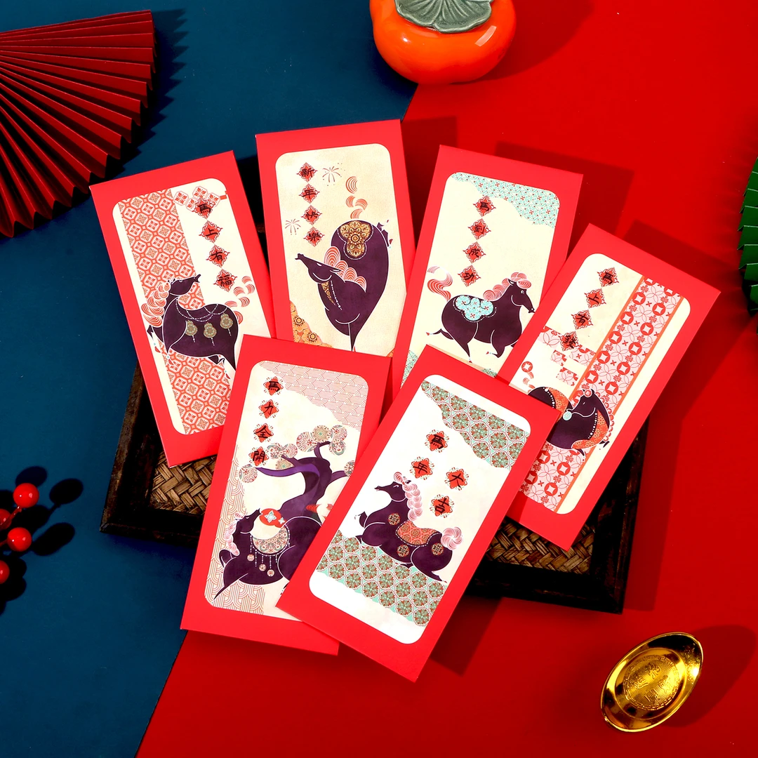 2026马年新款红包创意利是封过新年儿童复古祝福大号长款春节压岁