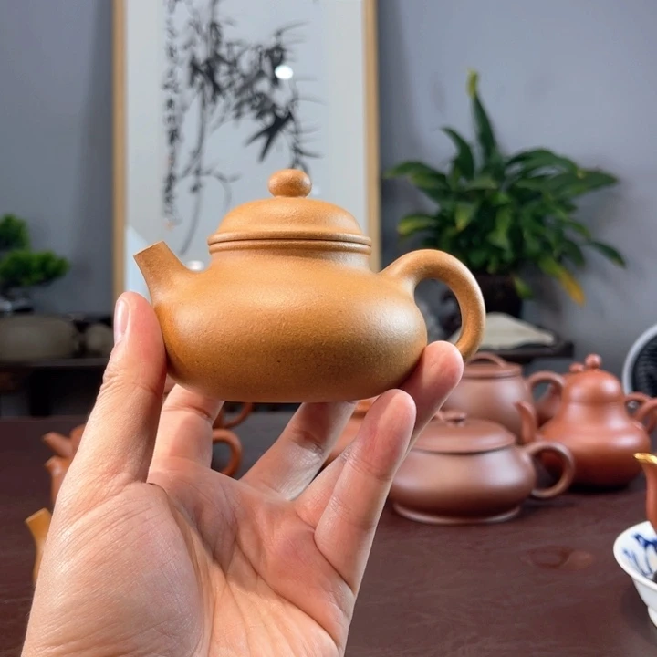S***a紫砂公道杯半手老宕黄金段容天