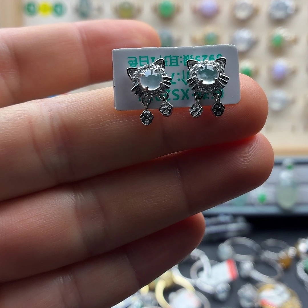 翡翠未镶嵌戒指天然缅甸A货翡翠，假一赔三