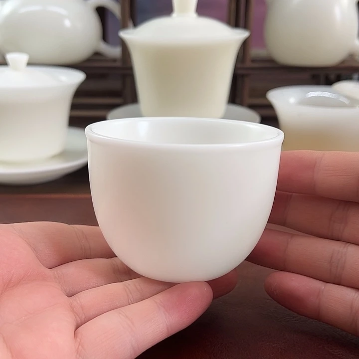 高冰素烧140ml缸杯主人杯